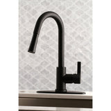 Continental Single-Handle 1-Hole Deck Mount Pull-Down Sprayer Kitchen Faucet