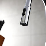 Continental Deck Mount Pull-Down Sprayer Kitchen Faucet