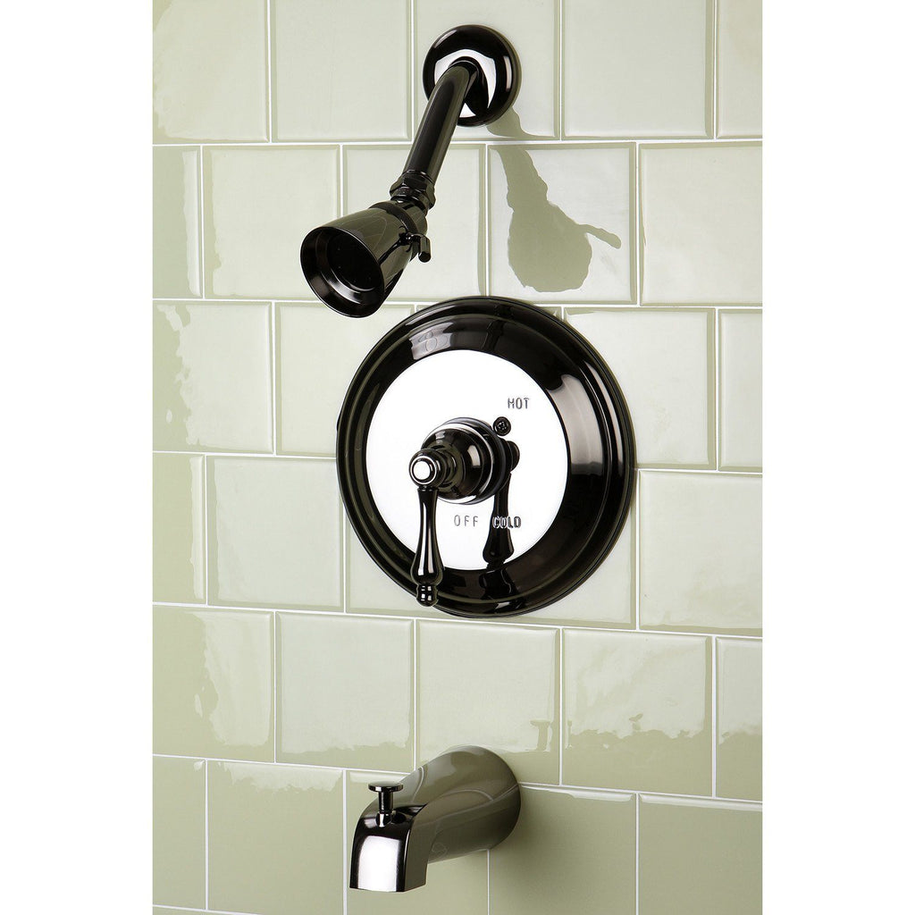 Water Onyx Single-Handle 3-Hole Wall Mount Tub and Shower Faucet