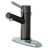 Water Onyx Single-Handle 1-or-3 Hole Deck Mount Bathroom Faucet with Brass Pop-Up