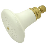 Victorian 5-1/8-Inch Round Raindrop Ceramic Shower Head