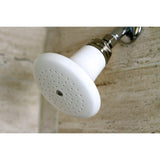 Victorian 5-1/8-Inch Round Raindrop Ceramic Shower Head