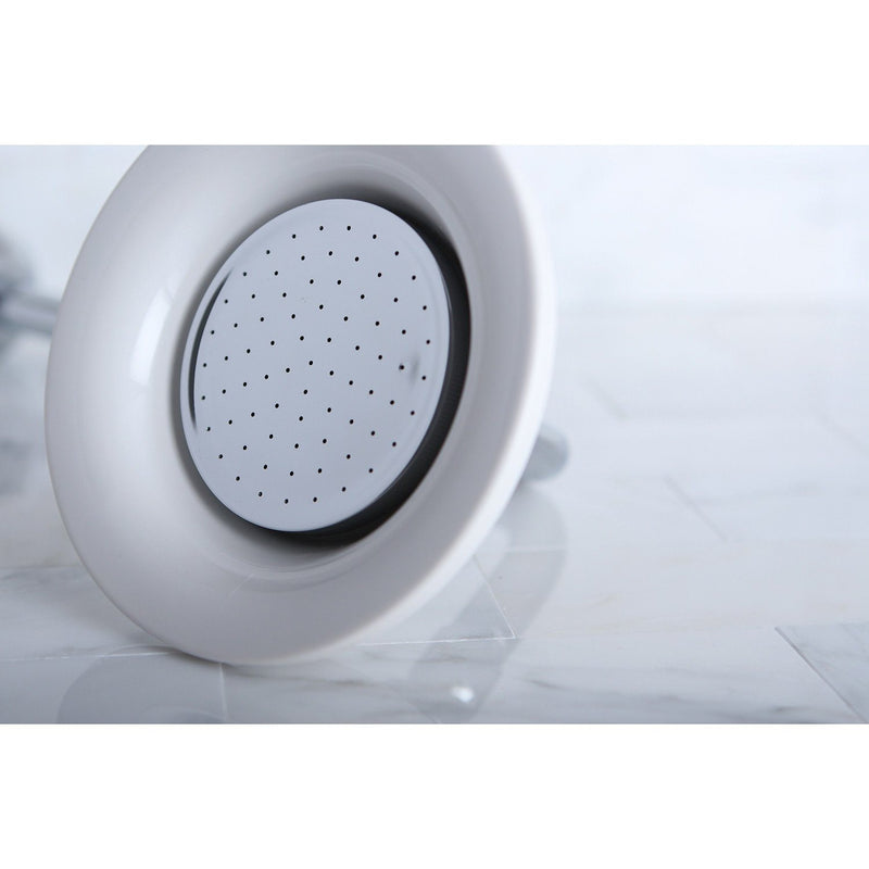 Victorian 6-5/16-Inch Round Raindrop Ceramic Shower Head