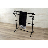 Edenscape 33-3/8 Inch Freestanding Pedestal 3-Tier Y-Type Towel Rack