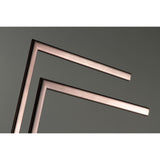 Edenscape 31-3/4 Inch Freestanding Pedestal Dual Towel Rack