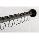 Edenscape 60-Inch to 72-Inch Adjustable Shower Curtain Rod with Rings