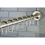 Edenscape 60-Inch to 72-Inch Adjustable Shower Curtain Rod with Rings