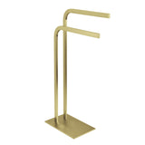 Edenscape 31-Inch Freestanding Pedestal 2-Tier L-Shape Towel Rack