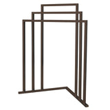 Edenscape 32-15/16 Inch Freestanding Pedestal 3-Tier L-Shaped Corner Towel Rack
