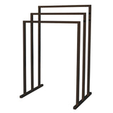 Edenscape 33-3/16 Inch Freestanding Pedestal 3-Tier Towel Rack