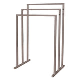 Edenscape 33-3/16 Inch Freestanding Pedestal 3-Tier Towel Rack