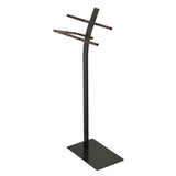Edenscape 33-11/16 Inch Freestanding Pedestal 2-Tier Towel Rack