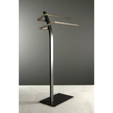 Edenscape 33-11/16 Inch Freestanding Pedestal 2-Tier Towel Rack