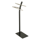 Edenscape 33-11/16 Inch Freestanding Pedestal 2-Tier Towel Rack
