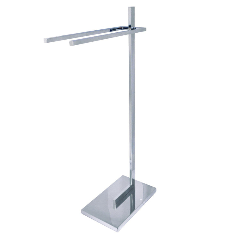 Edenscape 33-11/16 Inch Freestanding Pedestal 2-Tier Towel Rack