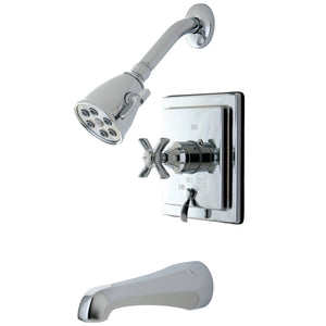 Millennium Single-Handle 3-Hole Wall Mount Tub and Shower Faucet