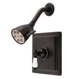 Victorian Single-Handle 2-Hole Wall Mount Shower Faucet