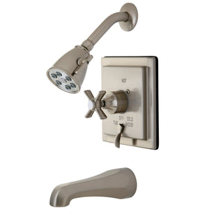 Millennium Single-Handle 3-Hole Wall Mount Tub and Shower Faucet