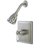 Victorian Single-Handle 2-Hole Wall Mount Shower Faucet