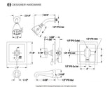 Millennium Single-Handle Pressure Balanced Tub and Shower Faucet