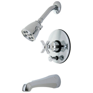 Millennium Single-Handle 3-Hole Wall Mount Tub and Shower Faucet