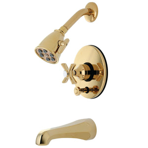 Millennium Single-Handle 3-Hole Wall Mount Tub and Shower Faucet