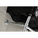 Imperial 36-Inch Ceramic Console Sink with Stainless Steel Legs (8-Inch, 3-Hole)