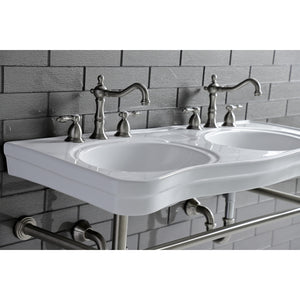 Imperial Ceramic Double Bowl Console Sink Top