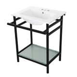 Fauceture 24-Inch Ceramic Console Sink Set