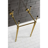 Edwardian Brass Console Sink Legs