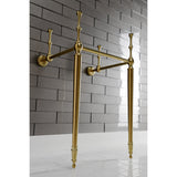 Edwardian Brass Console Sink Legs