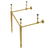 Edwardian Brass Console Sink Legs