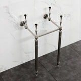 Edwardian Brass Console Sink Legs