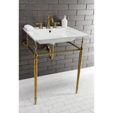 Edwardian Brass Console Sink Legs