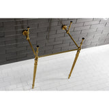 Edwardian Brass Console Sink Legs