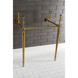 Edwardian Brass Console Sink Legs