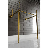 Edwardian Brass Console Sink Legs