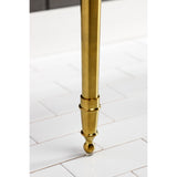 Edwardian Brass Console Sink Legs