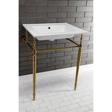 Edwardian Brass Console Sink Legs