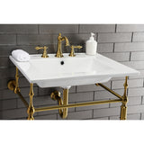 Edwardian Brass Console Sink Legs