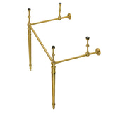 Edwardian Brass Console Sink Legs