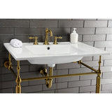 Edwardian Brass Console Sink Legs