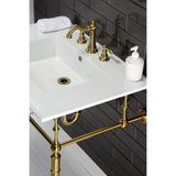 Edwardian Brass Console Sink Legs