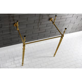 Edwardian Brass Console Sink Legs