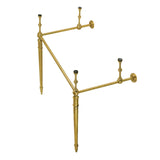 Edwardian Brass Console Sink Legs