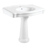 Sovereign 35-Inch Ceramic Pedestal Sink (Single Hole)