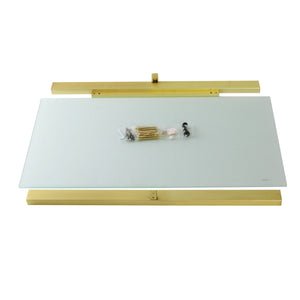 Kingston Commercial Console Sink Base Glass Shelf