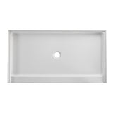 Bonaire 60-Inch x 32-Inch Anti-Skid Acrylic Shower Base with Center Drain