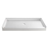 Bonaire 60-Inch x 32-Inch Anti-Skid Acrylic Shower Base with Center Drain