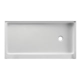 Bonaire 60-Inch x 32-Inch Anti-Skid Acrylic Shower Base with Right Hand Drain